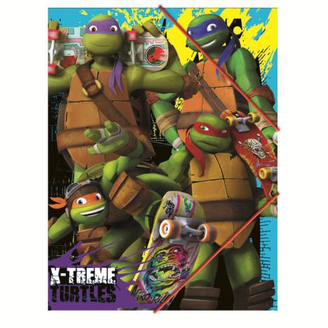 A4 Teenage Mutant Ninja Turtles Elastfolder £1.99